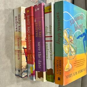 Set of 5 paperback Mary Kay Andrews books